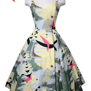 NWT Bernie Dexter Vera Dress in Celestial Print, 3XL.